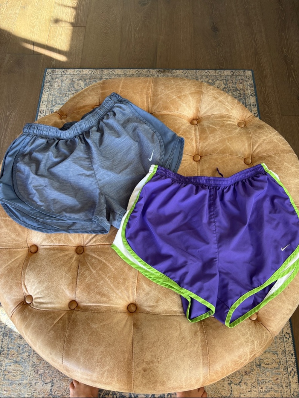 Nike Women's Dri-Fit Running Shorts - 2 Pair Size Large